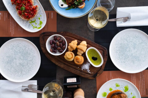 Side dishes at Louis Ledra A mano restaurant