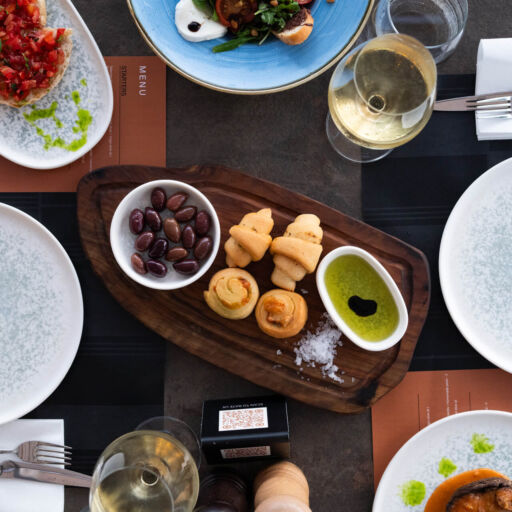 Side dishes at Louis Ledra A mano restaurant