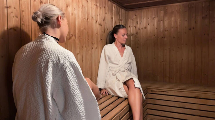 two women at a sauna at Louis Ledra Beach Hotel
