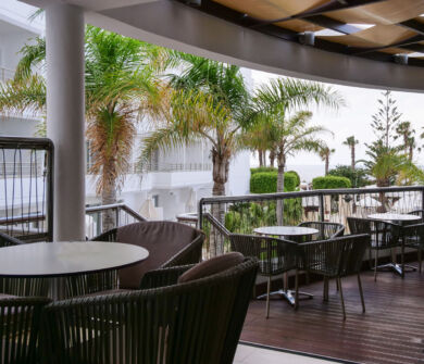 Louis Ledra Gazebo Restaurant outdoor tables