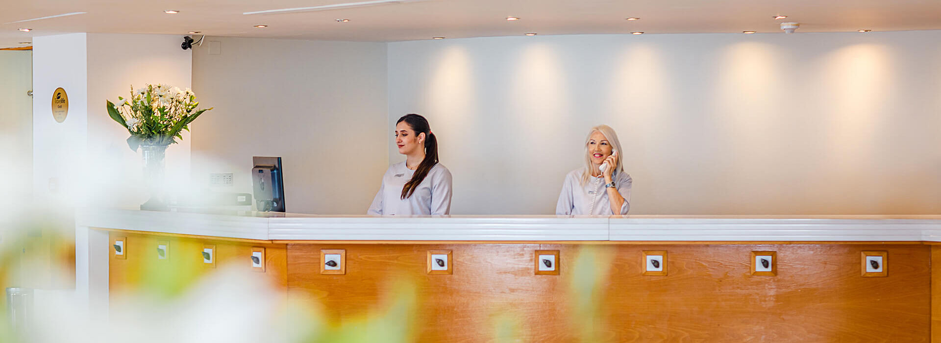 Reception desk at Louis Ledra Beach