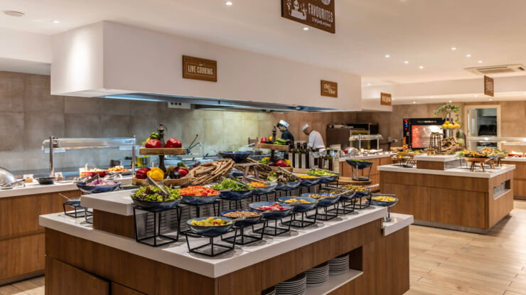 Buffet at Louis Nausicaa hotel restaurant