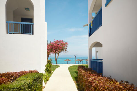 Rooms and garden view at Louis Nausicaa Beach
