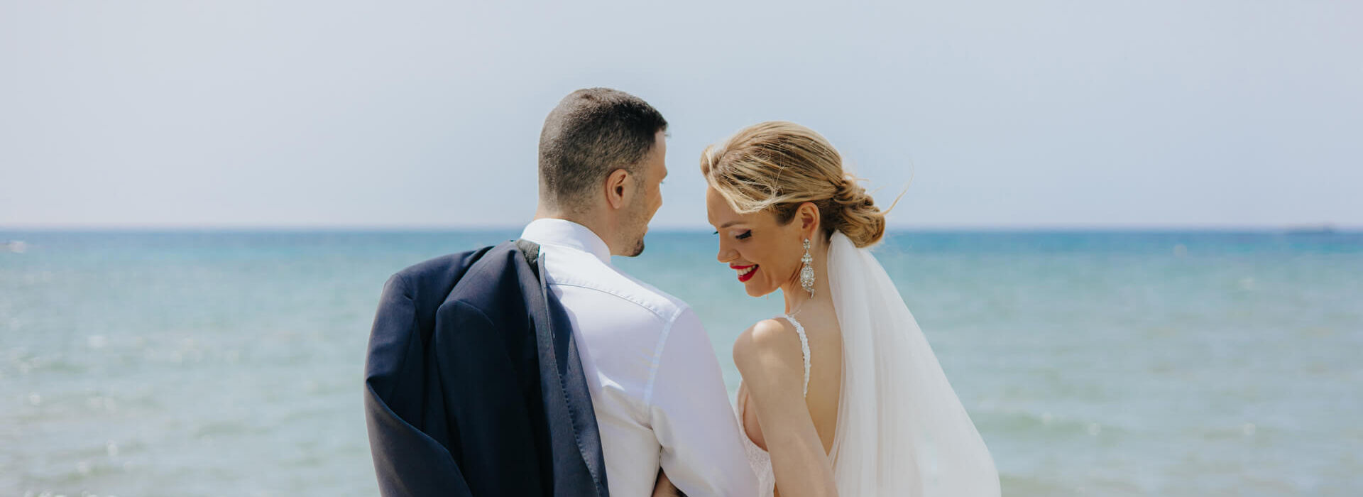 Married Couple looking at sea at Louis Phaethon