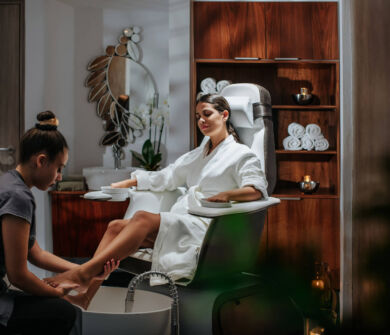 Woman receiving treatment Sofianna Resort Spa
