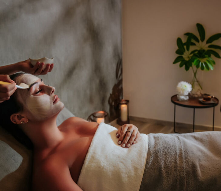 Woman receiving treatment at Sofianna Resort Spa