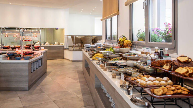 Buffet at Louis St. Elias main restaurant