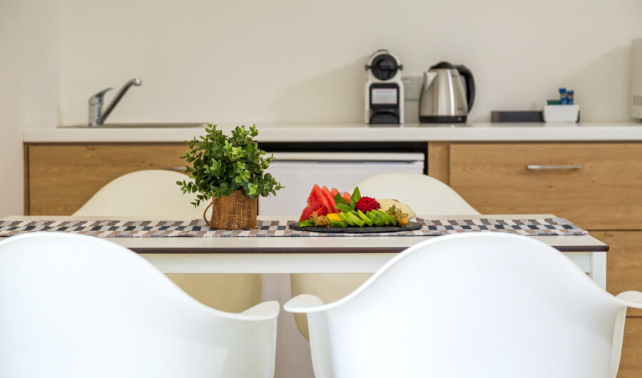 Nausicaa Superior suite dining table and chairs