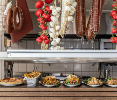 Assortment of delicacies at Ivi Mare alati restaurant