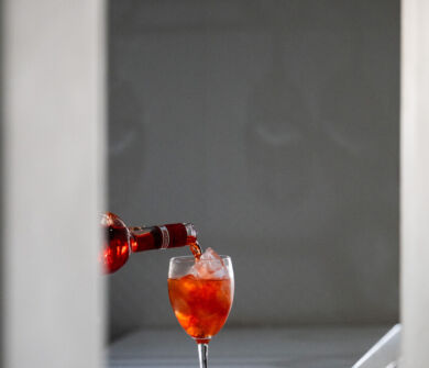 Drink being Served at Paphos Alousia restaurant