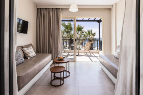 Room with sea view balcony at Louis Paphos Breeze