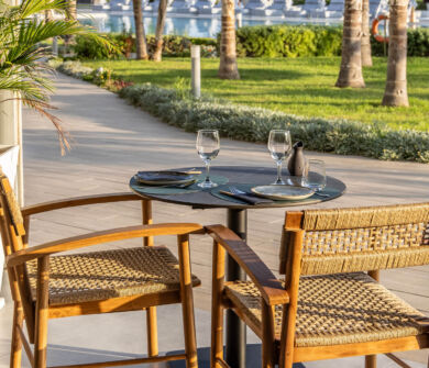 Table at Ivi Mare Fiki restaurant