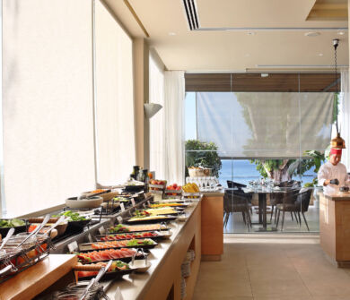 Buffet at Royal Apollonia Aura restaurant