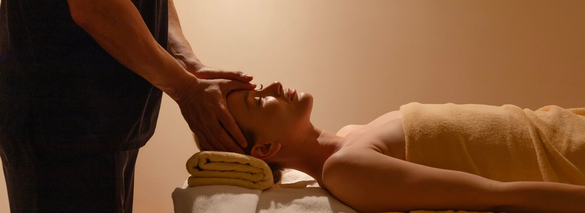 Woman getting massage at Royal Apollonia spa