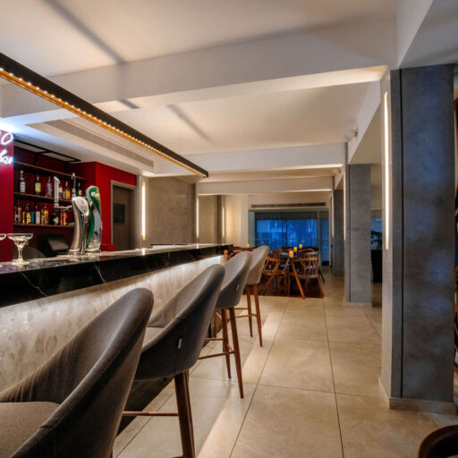 Inside bar with chairs at Sofianna Resort