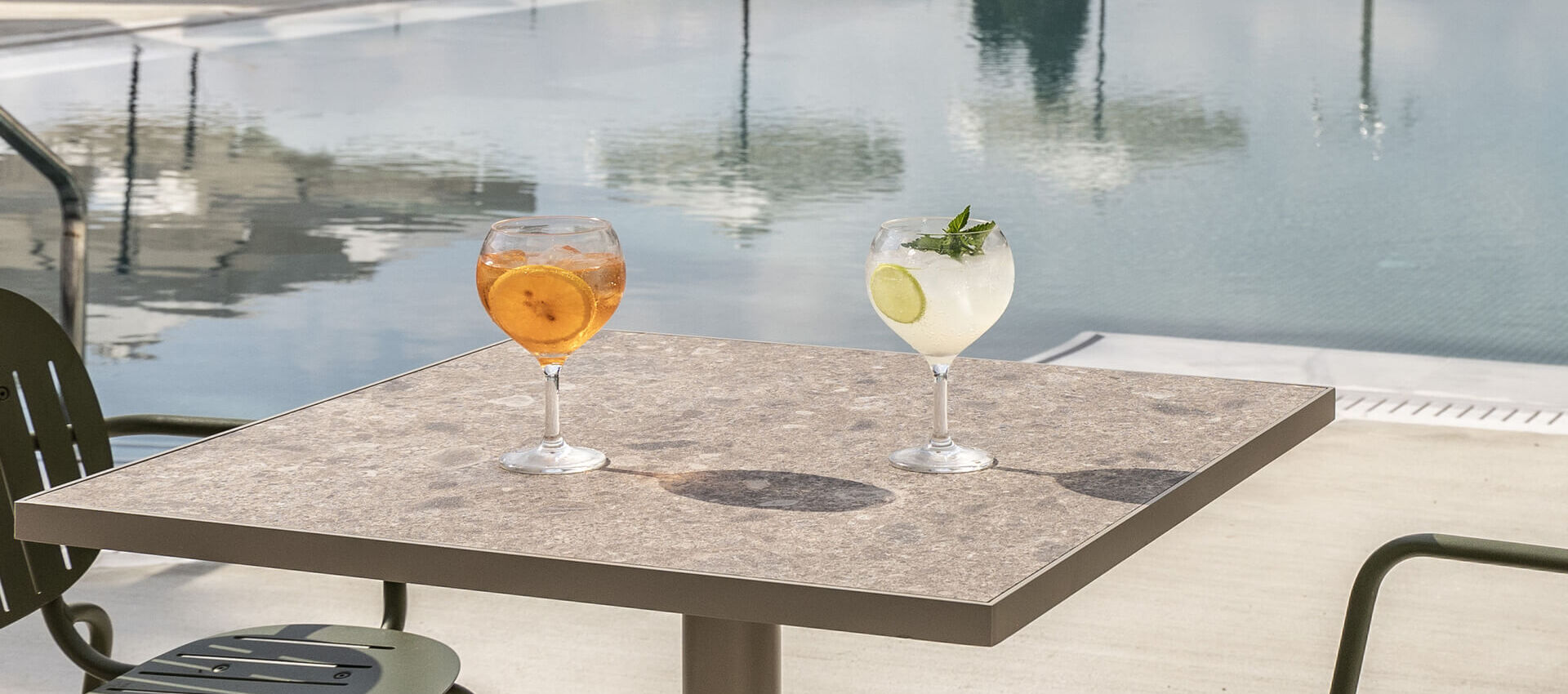 Two cocktails at Valmar Corfu