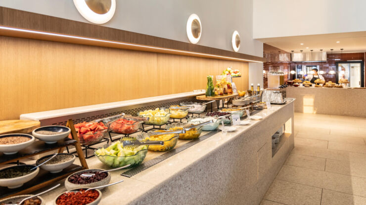 Buffet served at Valmar Corfu