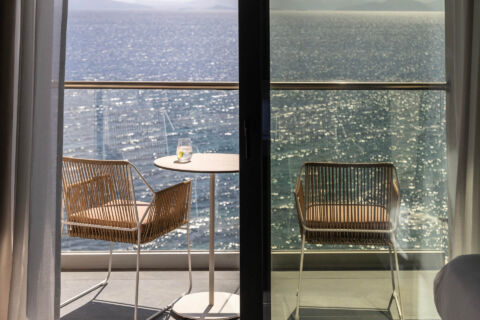 Valmar Corfu room balcony with sea view