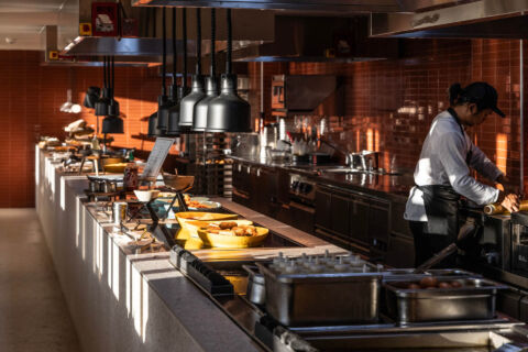 Valmar Corfu Valle Restaurant Buffet prepared by a chef