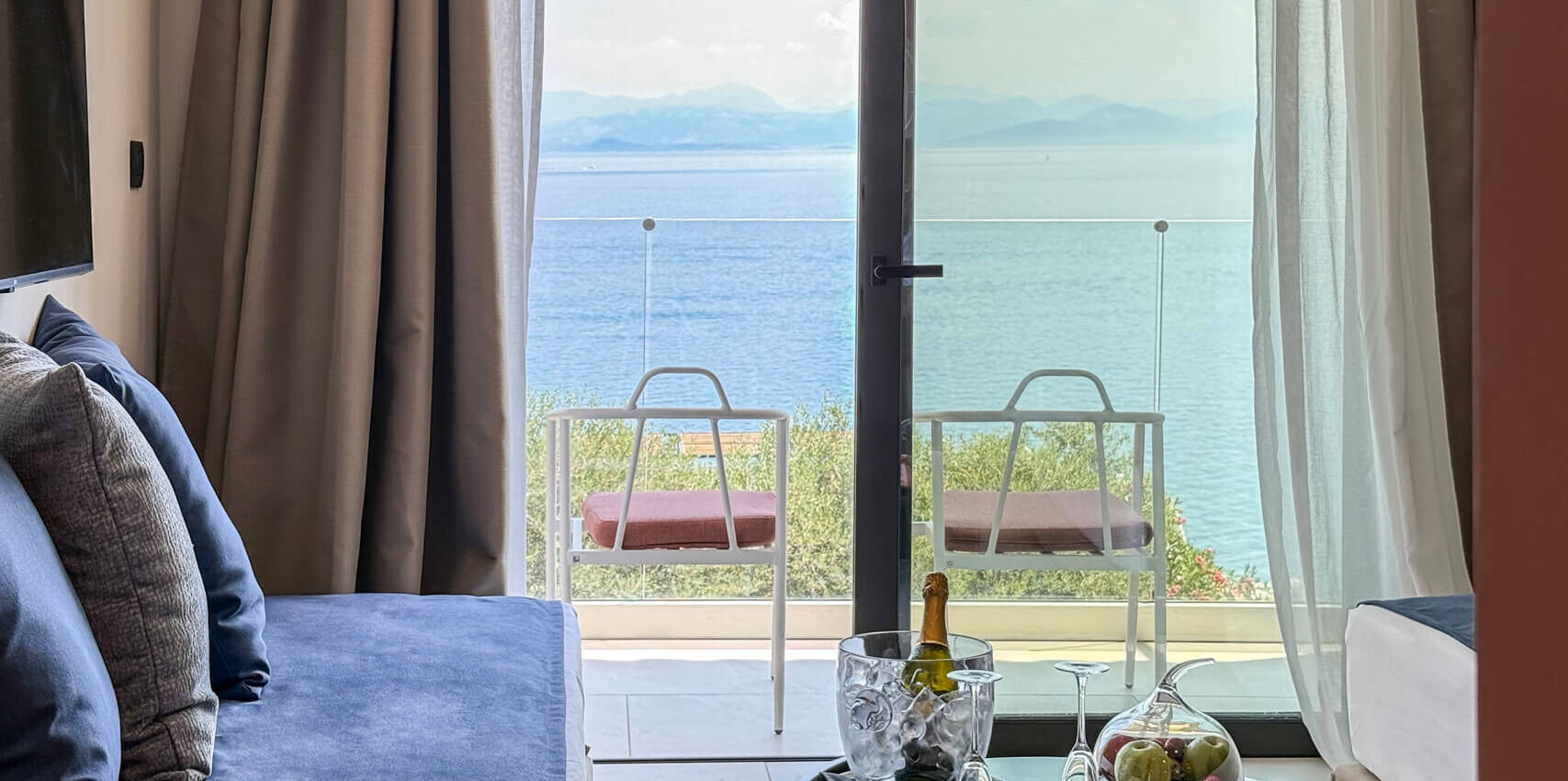 Valmar Family Suite sitting area and balcony